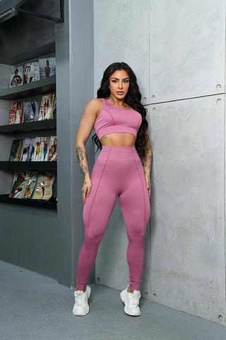 Conjunto de Calça Poliamida Sem Empina