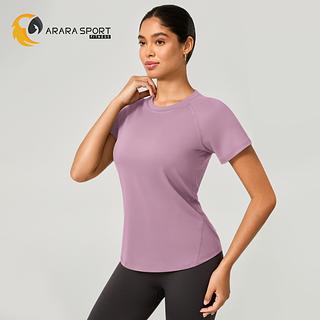 Camiseta Básica Feminina Dry Fit Tecido Respirável Para Academia Caminhada Corrida